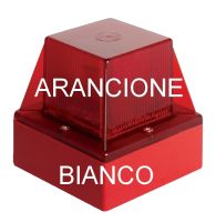 Marchio: COOPER. Articolo: 1483-CSA. Segnalatore luminoso con luce lampeggiante o fissa. Materiale base: termoplastico. Materiale calotta: termoplastico. Tipo di connessione: a morsetti. Grado di Protezione IP55. Alimentazione: 12 Vcc/24 Vca. Lampada: Xeno. Frequenza lampeggio: 60-90 min regolabile. Dimensioni: L85xA85xP85 mm. 