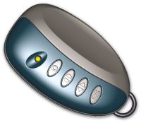 Marchio: DIAS. Articolo: SCUDO-SFB-TC. Telecomando a 4 tasti per SCUDO-SFB. Inserisce e disinserisce l’impianto con conferma dell’operazione su LED incorporato e generando una segnalazione visiva anche sulla sirena. Attiva anche 4 uscite relè per altre utenze.