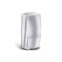 Marchio: ELKRON. Articolo: IR15. Rivelatore volumetrico digitale ad infrarosso passivo>> Alimentazione: 12V +/- 3V>> Assorbimento max: 17 mA>> Due Livelli di Sensibilità/Portata preimpostati selezionabili (H/L)>> Portata max. 15 mt>> Angolo di apertura 90°>> Lente Fresnel 18 fasci su 4 piani + fascio basso di prossimità>> Fissaggio parete o angolo>> Snodo per fissaggio parete o soffitto>> Dimensioni (L x H x P): 60 x 60 x 45 mm>> Livello prestazione EN50131 1-2-4 Grado 2 Classe 2