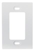 Marchio: PARADOX. Articolo: 915WPW. Piastra di fissaggio su scatola da incasso tipo Ticino® 503 per lettore di prossimità R915/W. Colore bianco.