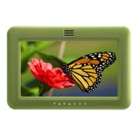 Marchio: PARADOX. Articolo: TM50G. Tastiera touchscreen come TM50B, versione colore verde.