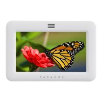 Marchio: PARADOX. Articolo: TM50W. Tastiera touchscreen come TM50B, versione colore bianco avorio.