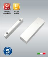 Marchio: UNITEK. Articolo: UTKCHS02DPM. Contatto magnetico di alta a doppio bilanciamento magnetico combinato conProtezione magnetica in serie al contatto – bianco