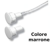 Marchio: UNITEK. Articolo: UTKCI122MR. Contatto magnetico da incasso plastico per porte blindate - marrone