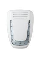 Marchio: VENITEM. Articolo: 20200133. Sirena autoalimentata a 13.8 Vdc con lampeggiante a led, sistema antischiuma-antishock e anti-perforazione. Mose LSP bianco opaco cal. Fumè.