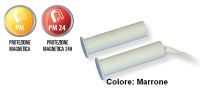 Marchio: VIMO. Articolo: CTI016PM24MA. Sensore da incasso per superfici non ferromagnetiche. Protezione magnetica. Conforme Gr. 3 EN50131 contatto NC con magnete vicino. Doppio bilanciamento magnetico e cavo 4 poli 1,5m. Conforme Gr. 3 EN50131. Protezione magnetica su linea tamper 24h; marrone.