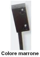 Marchio: VIMO. Articolo: CINSD013MA. Rivelatori inerziali per la protezione di serramenti e grate. L’elemento sensibile è un sensore elettromeccanico, di elevata qualità, racchiuso in gas inerte per garantire un’affidabilità e una lunga durata nel tempo. Sono disponibili quattro articoli: il CINSDIP65 pensato per proteggere le grate, costruito in alluminio, di facile installazione e disponibile di colore nero; il CINSD013NE sensore inerziale per superficie in contenitore di alluminio anodizzato nero; il CINSD122 sensore inerziale da incasso, plastico, pensato principalmente per l’installazione in serramenti di tipo ferroso e completo di contatto magnetico, disponibile nei colori bianco e marrone; il CINSDK01 sensore di piccole dimensioni, da incasso in materiale plastico disponibile nei colori bianco e marrone. Tutti i sensori necessitano di un circuito d’analisi per sensori veloci. Tipo di contatto NC in quiete. Tensione max commutabile 60Vcc; 42,2Vcapicco. Corrente max commutabile 250mAcc. Potenza max commutabile 3VA. Resistenza max 30ohm. Grado di protezione IP65. Cavo 4 poli 1m. Dimensioni 32x15x8. Alluminio anodizzato marrone. Per superfici.