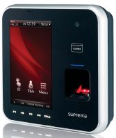 Marchio: ETER. Articolo: ETER SUP BST2R-OC. Lettore Biometrico con display e lettore di carte EMMonitor LCD 5” WVGA Touch ScreenLettore ottico di improntaTelecamera per riconoscimento volto e videotelefonoLettore di carte RFID 125kHz EMCapacità template 400.000 (1:1), 20.000 (1:N)200.000 utentiEventi: 1.000.000 / Immagini: 5.000PoEInterfacce: TCP/IP, Wiegand2 porte RS485, RS232, 4 porte TTL I/O, 2 RelèUSB, Slot per SD cardTamper SwitchSuono a 16 bit Hi-Fi per voce e indicazioni sonoreTemperatura di Lavoro: - 20°C ~ 50°C12vDCDimensioni (mm) 155(L) x 155(A) x 40(P)