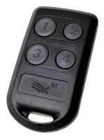 Marchio: ETER. Articolo: ETER FAR WRT-4. Telecomando trasmettitore di identificazione a lungo raggio fino a 46mt. per lettori WRR-42 - trasmissione su due canali A e B dimensioni 58.4 x 33 x 12.7mm - indicatore LED