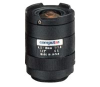 Marchio: ARITECH. Articolo: H2Z4516CS-2. Obiettivo manuale varifocal, lunghezza focale f. 4,5-10mm, formato1/2”.Attacco CS. Apertura diaframma 1,6-C.