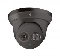 Marchio: ARITECH. Articolo: TVT-5306. Telecamera Turret TruVision IP, 4 MPX, ottica da 2.8 mm, True D/N, WDR, 30m IR, IP66, PoE/12VDC, Nera.
