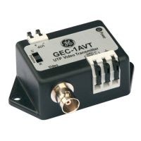 Marchio: ARITECH. Articolo: GEC-1AVT. Trasmettitore video attivo su UTP, a singolo canale, protezione da sovratensioni ed isolamento loop di terra (alimentatore non incluso)