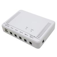 Marchio: DIERRETVCC. Articolo: VH-UPS-DC5V-24V-12AH. Batteria ricaricabile - Li-Ion - Ingresso 15 VDC - 7 Uscite DC: doppio USB 5V/2A, 5V/2A, 9V2A, 12V2A, 19V1A, 24V1A - Capacità 12000 mAh - Protezione da sovratensione e cortocircuito - 5 Connettori telecamere