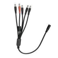 Marchio: DIERRETVCC. Articolo: vh-con105. Distributore di alimentazione - 1 ingresso maschio standard - 5 Uscite femmina standard - Permette alimentare fino a 5 dispositivi con un unica fonte di alimentazione