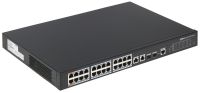 Marchio: DIERRETVCC. Articolo: VH-PFS4226-24ET-240. Switch da tavolo gestibile - 24 porte RJ45 10/100 Mbps + 2 Gigabit Combo Port - 24 porte PoE (porte 3~24) 2 porte Hi-Poe (porte 1~2) - Supporta alimentazione PoE fino a 240W in totale per tutte le porte - Compatibile con PoE IEEE802.3af/at e Hi-PoE - Web di amministrazione - Rackmount