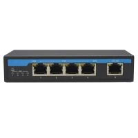 Marchio: DIERRETVCC. Articolo: VH-SW0504POE-GIGA-65W. Switch da tavolo - 5 porteRJ45 10/100/1000 Gigabit - 4 porte PoE (porte 1~4) - Supporta alimentazione PoE fino a 65W in totale per tutte le porte - Compatibile con PoE IEEE802.3af/at