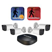 Marchio: DIERRETVCC. Articolo: VH-XTL-67000004. XTRALIS - Kit di analitica video - Composto da: Gateway Server ip analitica di 4 canali XTL-600000000, pack di 4 licenze XTL-49976020, 4 telecamere bullet ip 4 Mpx