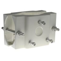 Marchio: DIERRETVCC. Articolo: VH-SP804. Staffa per telecamere e dome motorizzate - Utilizzo su tronchi o lampioni - Colore bianco - Lunghezza regolabile - Intervallo diametro 60~110 mm