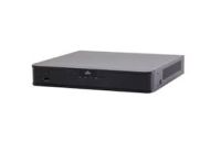 Marchio: UNIVIEW. Articolo: NVR301-16-P8. NVR 16 canali IP di cui 8 PoE di tipo Embedded, 16 canali IP fino a 8 MegaPixel, 1 Interfaccia SATA, Banda in ingresso 60Mbps, Compressione video H.265&4K, Interfaccia di rete 1 RJ-45 100M, 1 uscita video HDMI e 1 VGA risoluzione 1920x1080. ONVIF comliant. Allarme 4 ingressi 1 uscita. Audio 1 ingresso e 1 uscita RCA. 3 porte USB2.0. Temperatura di esercizio -10° a +55°. Aliemtazione 48Vdc. 1,25A. Dimensioni L260xP200xH43,6mm. 