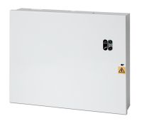 Marchio: ARITECH. Articolo: PM831. Alimentatore 24Vcc - 1A completo di contenitore in acciaio. Spazio interno per l'alloggiamento di 2 batterie BS127.