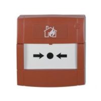 Marchio: ARITECH. Articolo: DMN700E. Avvisatore di allarme incendio a rottura vetro completo di scatola con protezione IP67.