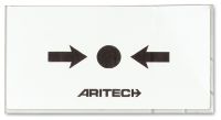 Marchio: ARITECH. Articolo: DM711. Vetrino per avvisatori manuali con logo Aritech DM2000/700. In confezione da 10 pezzi 