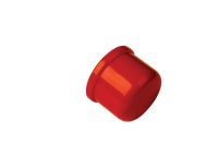 Marchio: ARITECH. Articolo: 9-10927. Tappo di chiusura in ABS di colore rosso per tubazione diametro 27 mm.