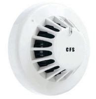 Marchio: COOPER. Articolo: CPT341. Rivelatore convenzionale ottico/termico, corredato di un LED visibile da ogni angolazione, è un rivelatore intelligente, basato su un processore che in condizioni ambientali normali, funziona come un rivelatore ottico standard, ma quando il termistore (elemento sensibile al calore) rileva un rapido incremento della temperatura ambientale, la sensibilità ottica del rivelatore aumenta fino a fornire una reale conferma alla condizione di allarme incendio. Certificato CPD EN54:7 e EN54:5.