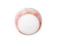 Marchio: ELKRON. Articolo: SD500LI. Base indirizzata su loop con sirena e lampeggiante integrato>> Tensione di funzionamento: 20Vcc (-15%, +10%) modulata – linea rivelazione>> Assorbimento a riposo: 250 micro A @ 20Vcc>> Assorbimento in allarme: 2,5 mA @ 20Vcc>> Potenza sonora a 1 m: 78 dB>> Modulo isolatore integrato>> Toni acustici selezionabili>> Volume emissione acustica selezionabile>> Coperchio a corredo prodotto>> Configurazione da centrale o tramite dip>> Grado di protezione: IP21C>> Numero max. di basi in allarme per linea: 20 su una base di 64 Ohm (il numero varia inrelazione alla resistenza del cavo)>> Dimensioni: ø 114mm>> Certificazione EN54 parte 3: Numero DoP 1293-CPR-0534