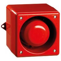Marchio: NOTIFIER. Articolo: DS 10 -3G/3D. 23111800007 - Sounder Atex 110 dB 24 DC Per la segnalazione acustica di pericoli in postazioni di lavoro a rischio di esplosione della categoria 3G (zona 2) e 3D (zona 22). Categoria per protezione contro gas e polveri. IP 67 per un funzionamento sicuro nelle condizioni ambientali più estreme. Libera scelta tra 32 suoni diversi.Temperatura -25 + 55C°. Area di ricezione a norma EN 54: 56 mt. Certificato ATEX ed EN 54.3