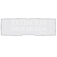 Marchio: NOTIFIER. Articolo: P-PAN1-P-EXD-G. Pellicola in Policarbonato con la scritta 