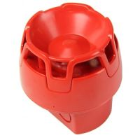 Marchio: NOTIFIER. Articolo: CWSO-RR-W1 (SI 101). Sirena convenzionale di colore rosso, completa di base IP 65. Certificata CPR in conformità alla EN 54-3. Tensione di funzionamento: da 12 a 29Vcc. Assorbimento Medio: 31mA @ 29Vcc tono 8. Potenza uscita sonora: 107dB @ 1m (tono 23). Numero di toni: 32. Settaggio Volume: medio o alto. Terminazione cavi: 0,5 – 2,5mm2. Materiale: PC /ABS. Grado IP base basso profilo: IP 65. 