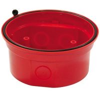 Marchio: NOTIFIER. Articolo: WRR (SI 96). Supporto di montaggio alto profilo, impermeabile, che garantisce grado di protezione IP65. Colore rosso. Completo di base B501AP.