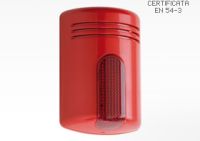 Marchio: VENITEM. Articolo: 20203373. Sirena Mini Doge FL24 antincendio con lampeg. omologata EN54-3