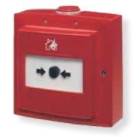 Marchio: VIMO. Articolo: KAPY67. Pulsante di allarme da esterno IP67 ripristinabile a chiave per impianti di rilevazione incendio. Corpo in materiale plastico di colore rosso. Certificazione EN54-11. Contatto normalmente aperto che chiude in allarme. Resistenze di fine linea integrate, 0 ohm, 470 ohm o 680 ohm selezionabili.CARATTERISTICHE GENERALICorr. per contatto MAX 3A 12/24VdcNumero contatti 1Materiale colore Policarbonato rossoDimensioni mm 119 x 128 x 62Certificato EN54-11 0845-CPD-232.1688Confezione 1 pzTemperatura di funzion. -20°C / +65°C