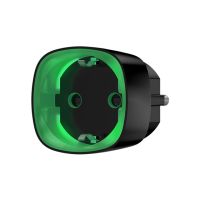 Marchio: AJAX. Articolo: SocketN. Presa wireless intelligente con monitoraggio del consumo energetico, neraPRESTAZIONIAccende/spegne apparecchi elettrodomestici e monitora i consumi tramite un'applicazione mobile o un browser webCARATTERISTICHE TECNICHEUtilizzo: in internoAttuatore: relèDurata del relè in esercizio: 200.000 commutazioniTensione di alimentazione: 230Vc.aProtezione da sovratensione sulla rete a 230V: max. 253V, min. 184VCarico di corrente max.: 11 A continui, 13 A (fino a 5 s)Protezione di corrente max.: Si (11А)Potenza permessa (carico resistivo @ 230V): 2.5 kW max.Opzione di contatore elettrico: Si (statistiche disponibili)Monitoraggio dei parametri di consumo di energia: Si (corrente, tensione, potenza assorbita)Temperatura ambiente di funzionamento: da 0°С a +64°СProtezione di temperatura max.: Si (65°C all’interno della scatola di derivazione)Protocollo di comunicazione: Jeweller 868MHzDistanza max. tra rivelatore e unità centrale: fino a 1.000 metri (in area libera)Assorbimento di corrente in standby: meno di 1WGrado di protezione: IP20Umidità di funzionamento: fino a 75%Dimensioni: mm 65.5 x 45 x 45 mmPeso: 58g