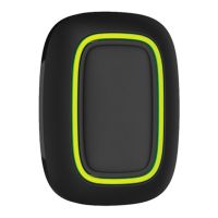 Marchio: AJAX. Articolo: ButtonN. Pulsante di soccorso senza fili bidirezionale, colore neroPRESTAZIONIProtezione contro l’utilizzo non intenzionalePortata radio fino a 1300 mConferma ricezione allarmeTrasmissione del segnale criptataFrequency hoppingDurata batteria 5 anniCARATTERISTICHE TECNICHEColore: BiancoNumero di tasti: 1Protocollo di comunicazione: Jeweller 868MHzDistanza max. fra telecomando e unità centrale: fino a 1.300 metri (in area libera)Alimentazione: batteria CR2032Tensione di alimentazione: 3VDurata della batteria: fino a 5 anniTemperatura di funzionamento: da -10°C a +40°CUmidità di funzionamento: fino a 75%Dimensioni: mm 47 x 35 x 13