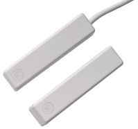 Marchio: ARITECH. Articolo: DC148R4.7. Contatto magnetico installazione a giorno, con cavo, alta sicurezza, resistenze di fine linea da 4k7 Ohm incorporate, certificato EN Grado 3 e VDS. Bianco