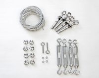 Marchio: ARITECH. Articolo: PB34. Set cavi in acciaio per installazione in condizioni estreme di vento delle colonne della serie PB.