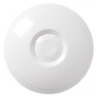 Marchio: ARITECH. Articolo: 6630CM-N. Rivelatore a soffitto a doppia tecnologia. Sensore IR a lente di fresnel e microonda. Diametro di copertura 9 m. a 3,6 m. di altezza. Comformità EN50131 Grado 2.