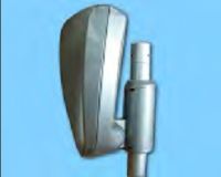 Marchio: CIAS. Articolo: CORALSP125. Coppia di Pali in alluminio, ø 60mm, altezza 1,25m, preforato per passaggio interno dei cavi. Comprensivo di radiali per ancoraggio a terra.