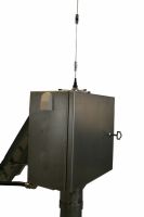 Marchio: CIAS. Articolo: IB-SOLARBOX WIRELESS. Scatola completa di supporto pannello solare, regolatore, e IB-FMCREPWL, supporto per palo da 100mm