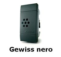 Marchio: COMBIVOX. Articolo: MODULO AUDIO PER INSERITORI BUS. Modulo audio amplificato (volume regolabile) in abbinamento agli inseritori BUS disponibile per tutte le serie degli inseritori. Versione Gewiss nero.