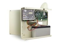 Marchio: COMBIVOX. Articolo: MIDYA GSM. Midya con modulo GSM integratoCentrale 6 zone singolarmente configurabili per 3 aree di inserimento. Dotata di porta USB. BUS RS485 adalta velocità per il collegamento di 1 tastiera, 2 sirene e 2 inseritori. Possibilità di programmare le zone inmodo da gestire separatamente le informazioni di “allarme”, “manomissione” e “mascheramento” coninvio di messaggi in fonia e SMS distinti. Comunicatore GSM integrato per l’invio di messaggi in foniaed SMS con identificazione di area, zona ed evento. Programmazione da tastiera e tramite softwarecon funzione “text to speech”. Funzione di teleascolto ambientale. Comunicatore digitale integrato.Telegestione dell’utente a distanza tramite menù vocale guidato o tramite SMS. Programmatore orariocon proroga dello straordinario per inserimento/disinserimento automatico del sistema, attivazione diuscite e limitazione temporale degli utenti. Alimentatore da 2.6 A.Tastiere su BUS: Unica, Sohle, Flexa, Simplya II.