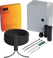 Marchio: DEA SECURITY. Articolo: MD-TRC50-250. Modulo Base TORSUS COMPACT 50 da 20 sensori – Passo 2,5m – NERO