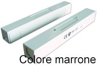 Marchio: DIAS. Articolo: PS1561/M. Contatto N.C. lunga portata mm 50, terminali a vite, fissaggio nascosto. Colore marrone.