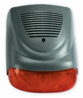 Marchio: DIAS. Articolo: SCUDO-1500GF. Sirena auto-alimentata come SCUDO-1500BF ma di colore grigio metallizzato.