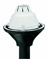 Marchio: DIAS. Articolo: BPA-6000. Base portalampade in alluminio, per lampade attacco E27, con attacco Ø mm 60, colore nero.