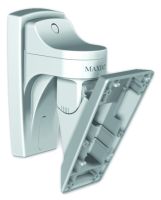 Marchio: DIAS. Articolo: STGUARD. Squadretta a snodo per Rivelatore GUARD, fissaggio a parete, colore bianco.