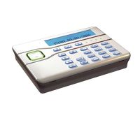 Marchio: ELKRON. Articolo: KP01. Tastiera filare per sistemi MB con lettore di prossimità integrato. Permette l’inserimento e il disinserimento del sistema, nonchè la completa programmazione. Tasto di navigazione bicolore (in funzione dello stato del sistema), 1 pulsante anti-panico, 4 led di stato sistema. Display retroilluminato con 2 linee da 20 caratteri. Conforme alle norme EN50131 Grado 3. 